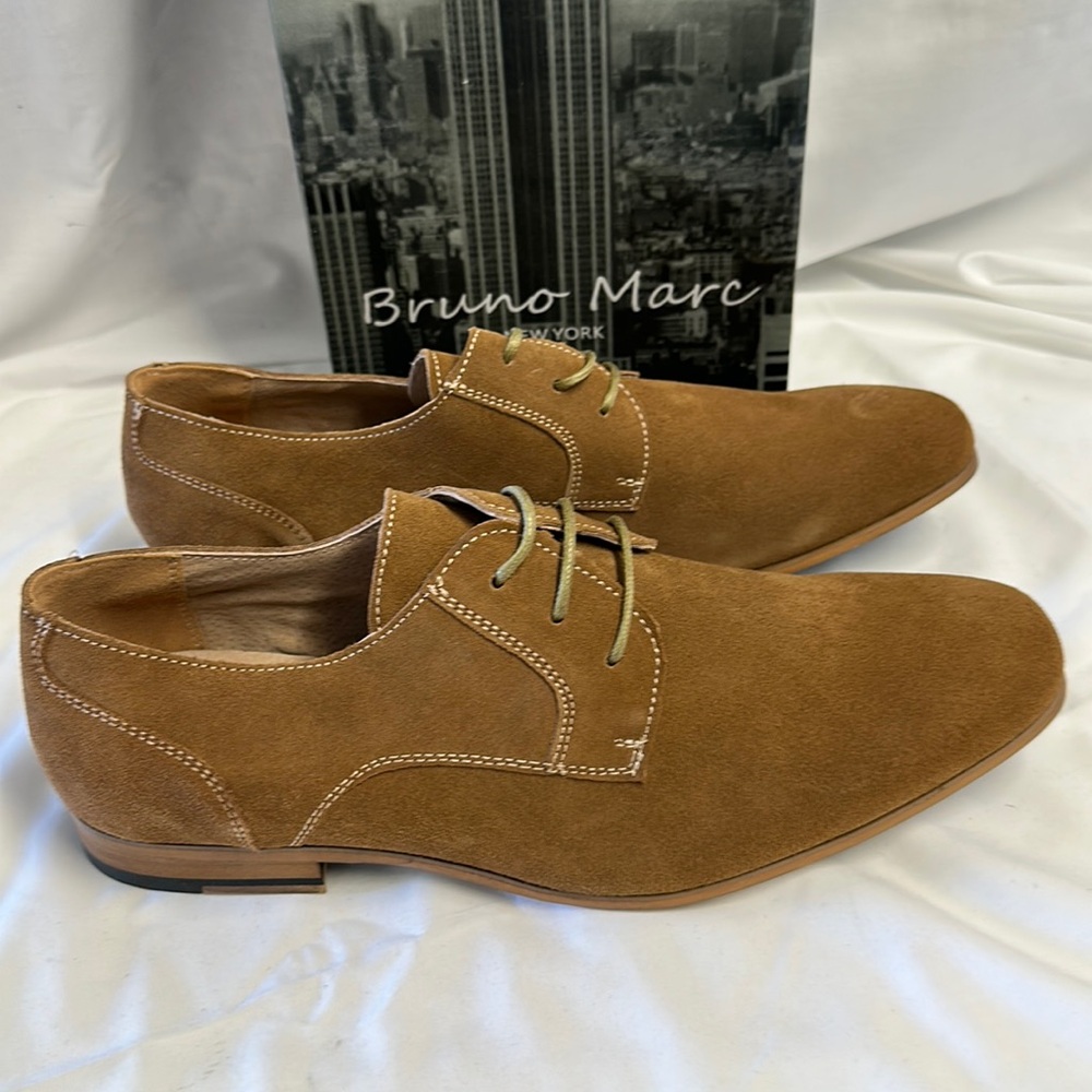 Bruno Marc Constiano Nen’s Shoes Tan Size 9.5 New In Box